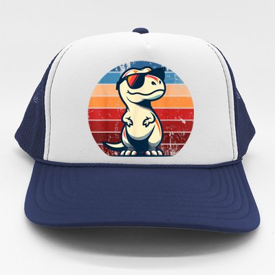 Dinosaur Trex Retro Novelty Trucker Hat