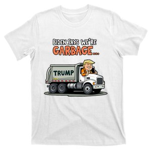 Donald Trump Rides In Garbage Truck T-Shirt