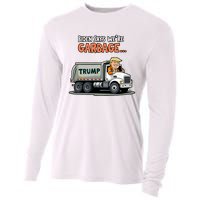 Donald Trump Rides In Garbage Truck Cooling Performance Long Sleeve Crew