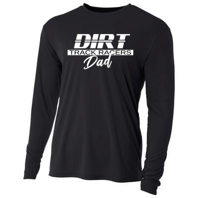 Dirt Track Racing Racers Dad Stock Car Racing Funny Gift Cooling Performance Long Sleeve Crew