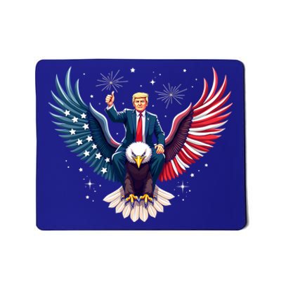 Donald Trump Riding An Eagle Cute Gift Mousepad