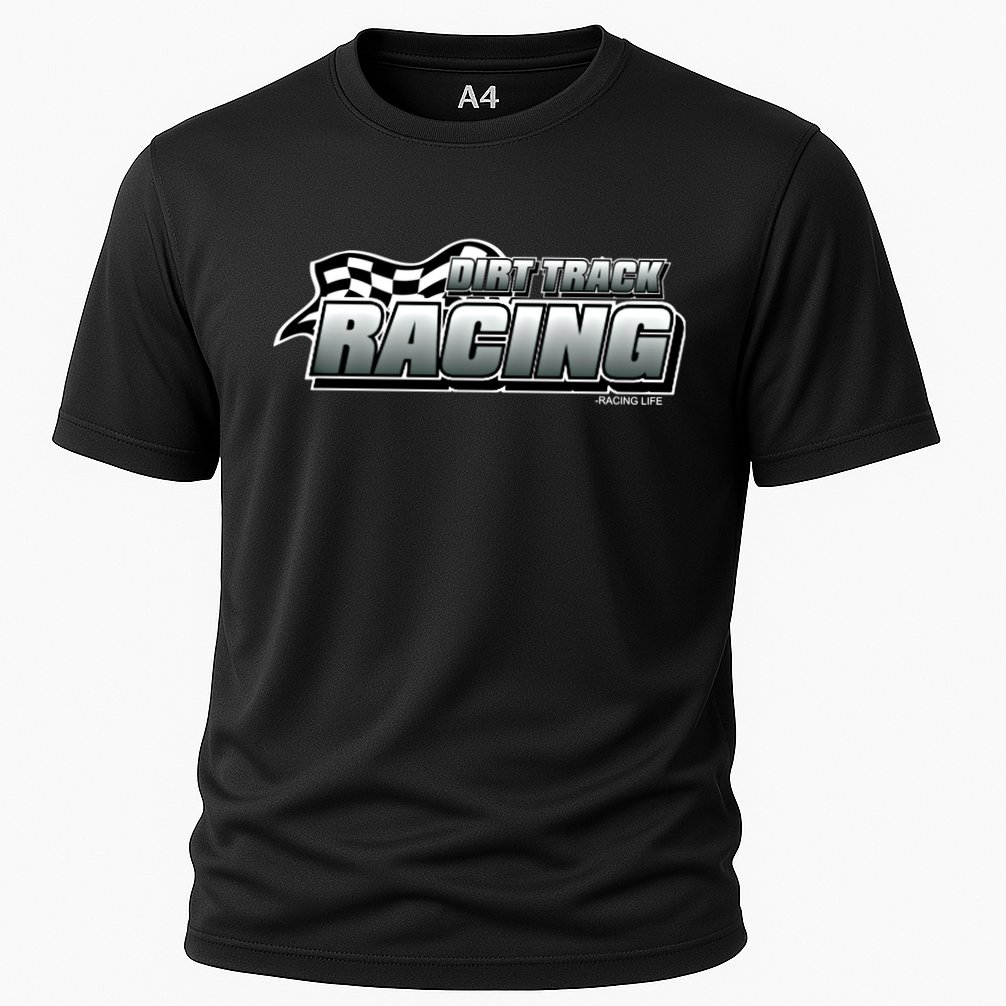 Dirt Track Racing Speedway Race Gear Stock Car Racing Gift Cooling Performance Crew T-Shirt