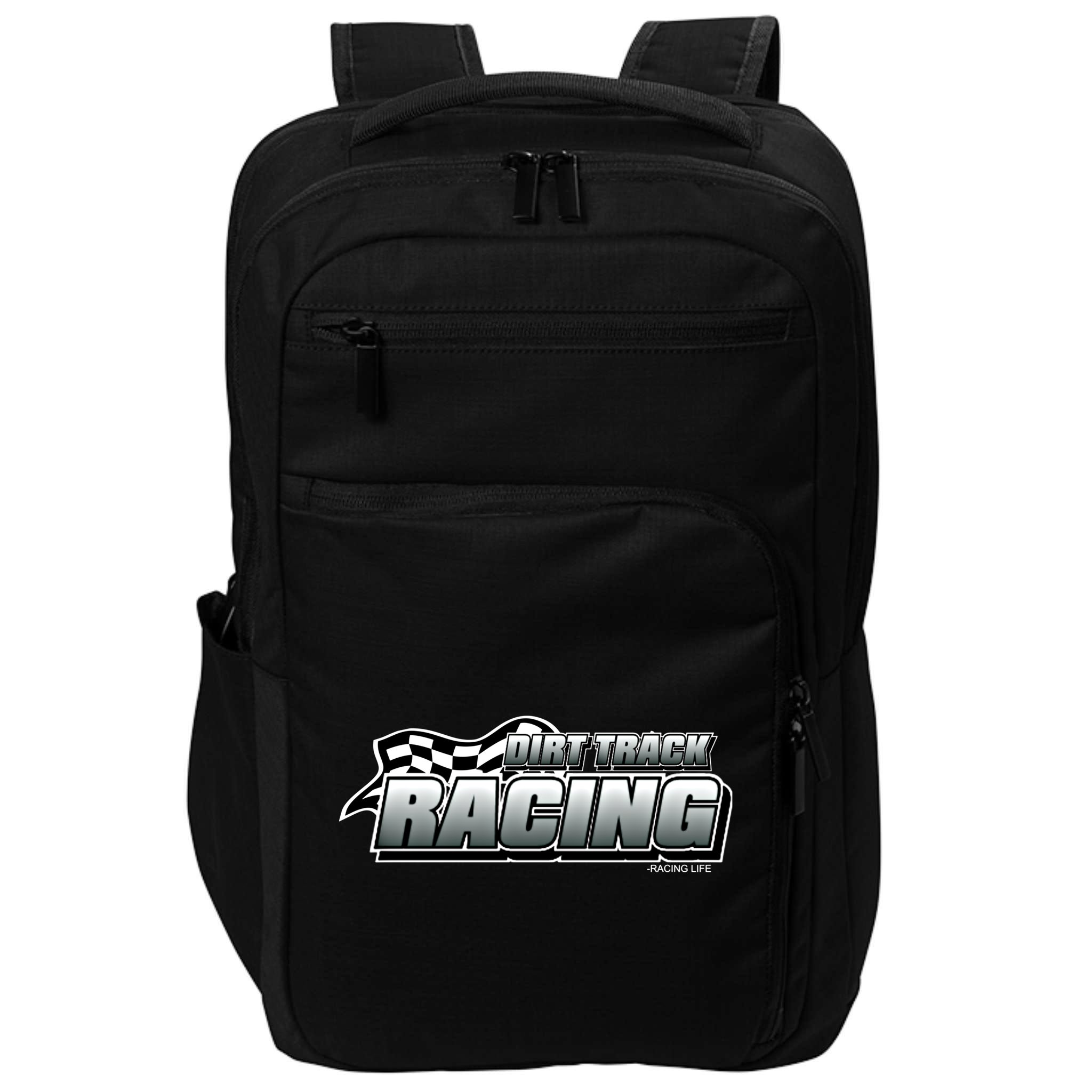 Dirt Track Racing Speedway Race Gear Stock Car Racing Gift Impact Tech Backpack
