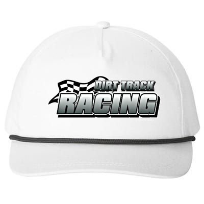 Dirt Track Racing Speedway Race Gear Stock Car Racing Gift Snapback Five-Panel Rope Hat