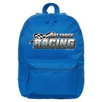 Dirt Track Racing Speedway Race Gear Stock Car Racing Gift 16 in Basic Backpack