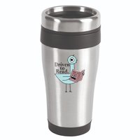 Driven To Read Pigeon Library Reading Books Readers 16oz Travel Tumbler