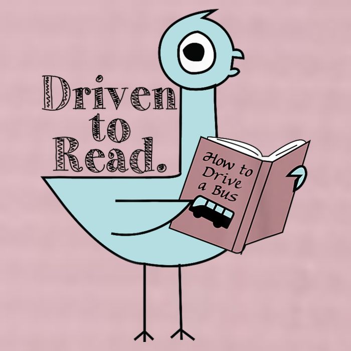 Driven To Read Pigeon Library Reading Books Readers 25L Jumbo Tote