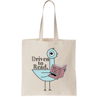 Driven To Read Pigeon Library Reading Books Readers Bag