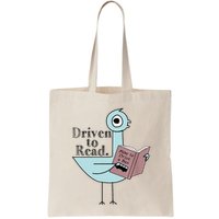 Driven To Read Pigeon Library Reading Books Readers Bag