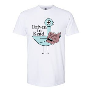 Driven To Read Pigeon Library Reading Books Readers Softstyle CVC T-Shirt