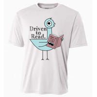 Driven To Read Pigeon Library Reading Books Readers Cooling Performance Crew T-Shirt