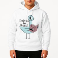 Driven To Read Pigeon Library Reading Books Readers Hoodie