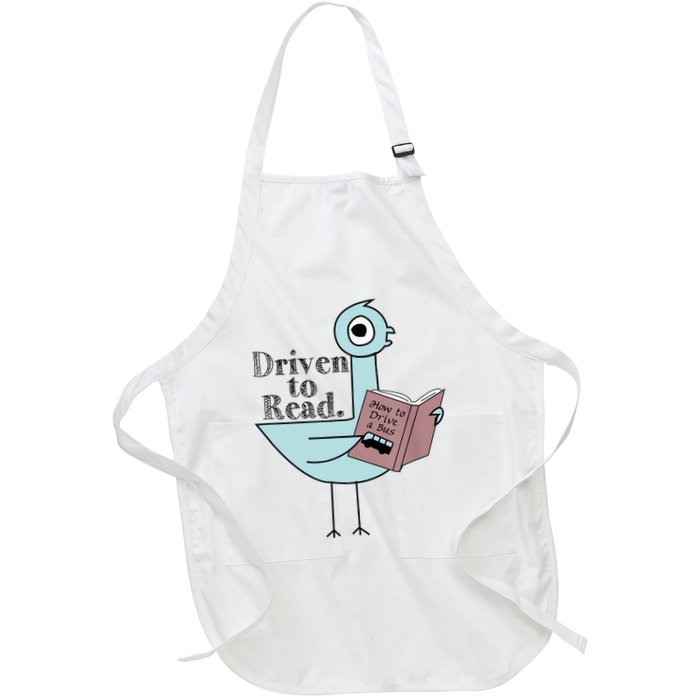 Driven To Read Pigeon Library Reading Books Readers Apron