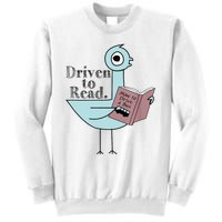 Driven To Read Pigeon Library Reading Books Readers Sweatshirt