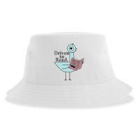 Driven To Read Pigeon Library Reading Books Readers Sustainable Bucket Hat