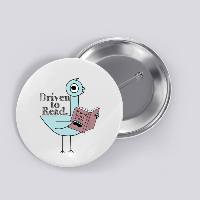 Driven To Read Pigeon Library Reading Books Readers Button