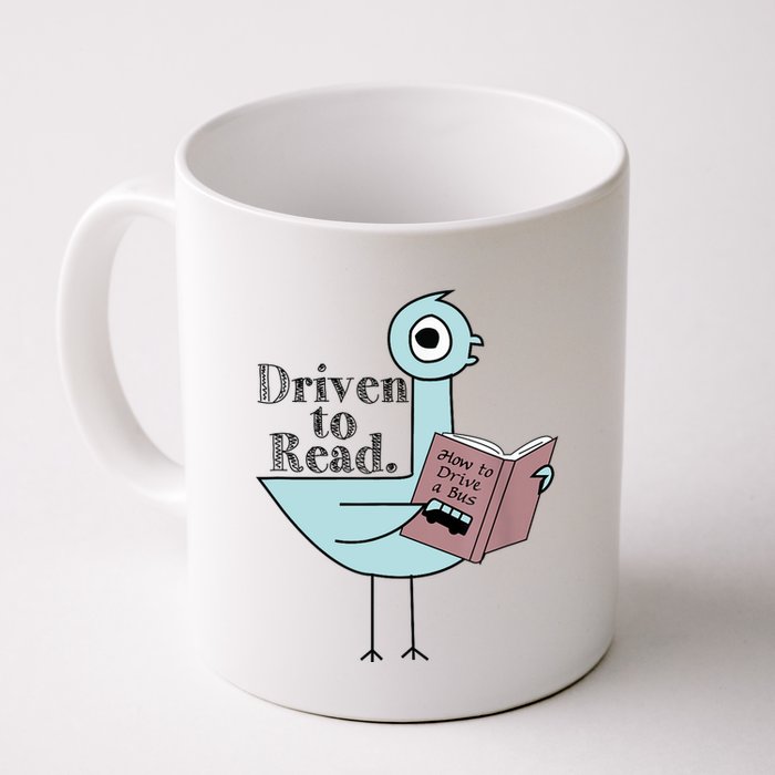Driven To Read Pigeon Library Reading Books Readers Mug