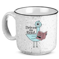 Driven To Read Pigeon Library Reading Books Readers 15oz Campfire Ceramic Mug