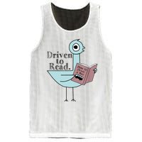 Driven To Read Pigeon Library Reading Books Readers Mesh Reversible Basketball Jersey Tank