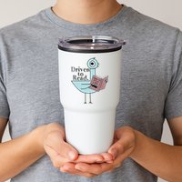 Driven To Read Pigeon Library Reading Books Readers Tumbler