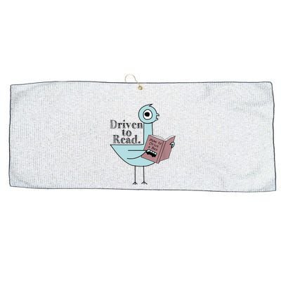 Driven To Read Pigeon Library Reading Books Readers Large Microfiber Waffle Golf Towel