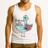 Driven To Read Pigeon Library Reading Books Readers Tank Top