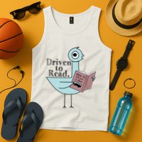 Driven To Read Pigeon Library Reading Books Readers Tank Top