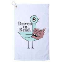 Driven To Read Pigeon Library Reading Books Readers Golf Towel