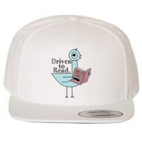 Driven To Read Pigeon Library Reading Books Readers Wool Snapback Cap