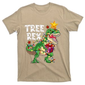 Dinosaur Tree Rex Christmas Pajamas Xmas Funny Gifts T-Shirt