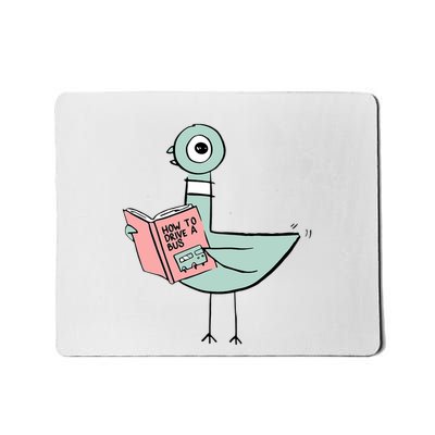 Driven To Read Pigeon Library Reading Books Reader Mousepad