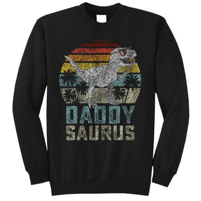 Daddysaurus T Rex Dinosaur Daddy Saurus Family Matching Sweatshirt