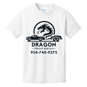 Dragon Trailer Rentals Logo Kids T-Shirt