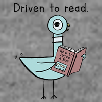 Driven To Read Pigeon Library Reading Books Reader 7-Panel Snapback Hat