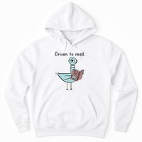 Driven To Read Pigeon Library Reading Books Reader Hoodie