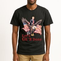 Donald Trump Riding Bald Eagle LetS Git R Done Tall T-Shirt