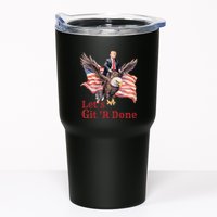 Donald Trump Riding Bald Eagle LetS Git R Done Tumbler