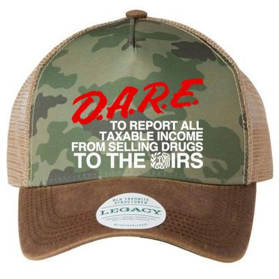 D.A.R.E. To Report All Taxable Income From Selling Drugs To The Irs Legacy Tie Dye Trucker Hat