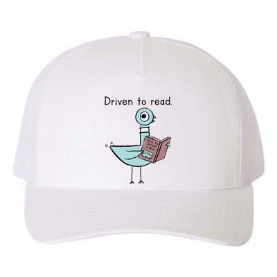 Driven To Read Pigeon Library Reading Books Reader Yupoong Adult 5-Panel Trucker Hat