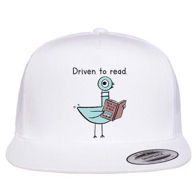 Driven To Read Pigeon Library Reading Books Reader Flat Bill Trucker Hat