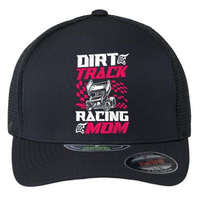 Dirt Track Racing Race Sprint Car Grandma Mom Gift Flexfit Unipanel Trucker Cap