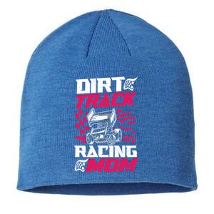 Dirt Track Racing Race Sprint Car Grandma Mom Gift Sustainable Beanie