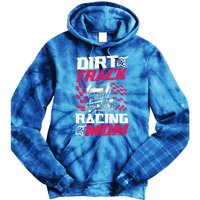 Dirt Track Racing Race Sprint Car Grandma Mom Gift Tie Dye Hoodie