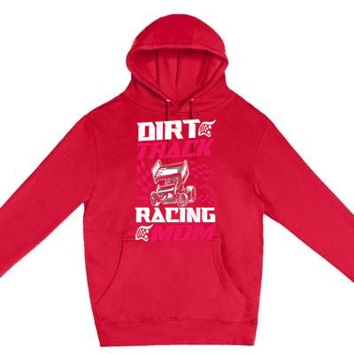 Dirt Track Racing Race Sprint Car Grandma Mom Gift Premium Pullover Hoodie