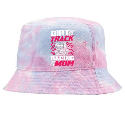 Dirt Track Racing Race Sprint Car Grandma Mom Gift Tie-Dyed Bucket Hat