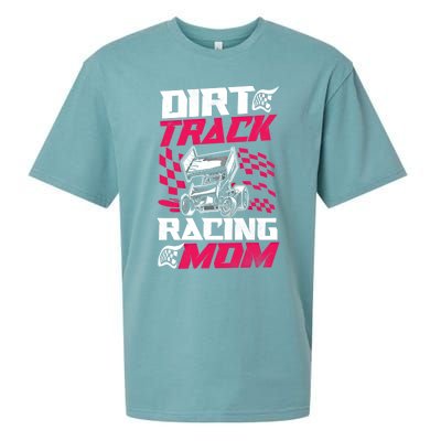 Dirt Track Racing Race Sprint Car Grandma Mom Gift Sueded Cloud Jersey T-Shirt