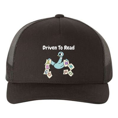 Driven To Read Pigeon Library Reading Books Reader Yupoong Adult 5-Panel Trucker Hat