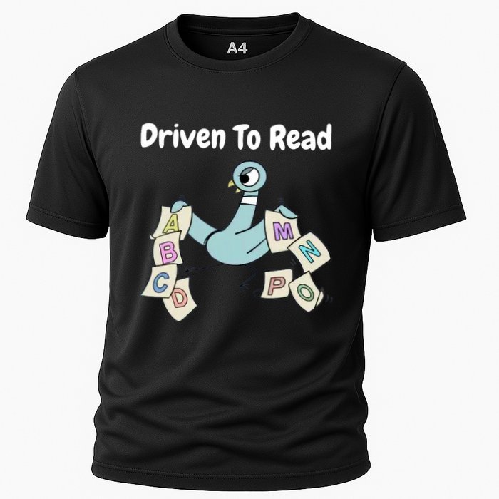Driven To Read Pigeon Library Reading Books Reader Performance Shirt
