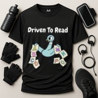 Driven To Read Pigeon Library Reading Books Reader Performance Shirt