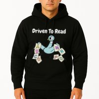 Driven To Read Pigeon Library Reading Books Reader Hoodie